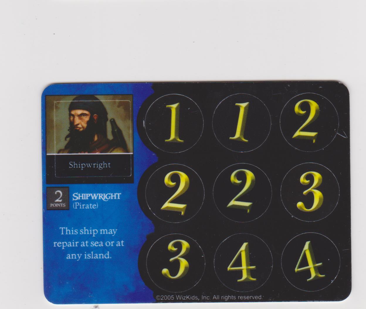 Shipwright ,Treasure (3) (Pirate)