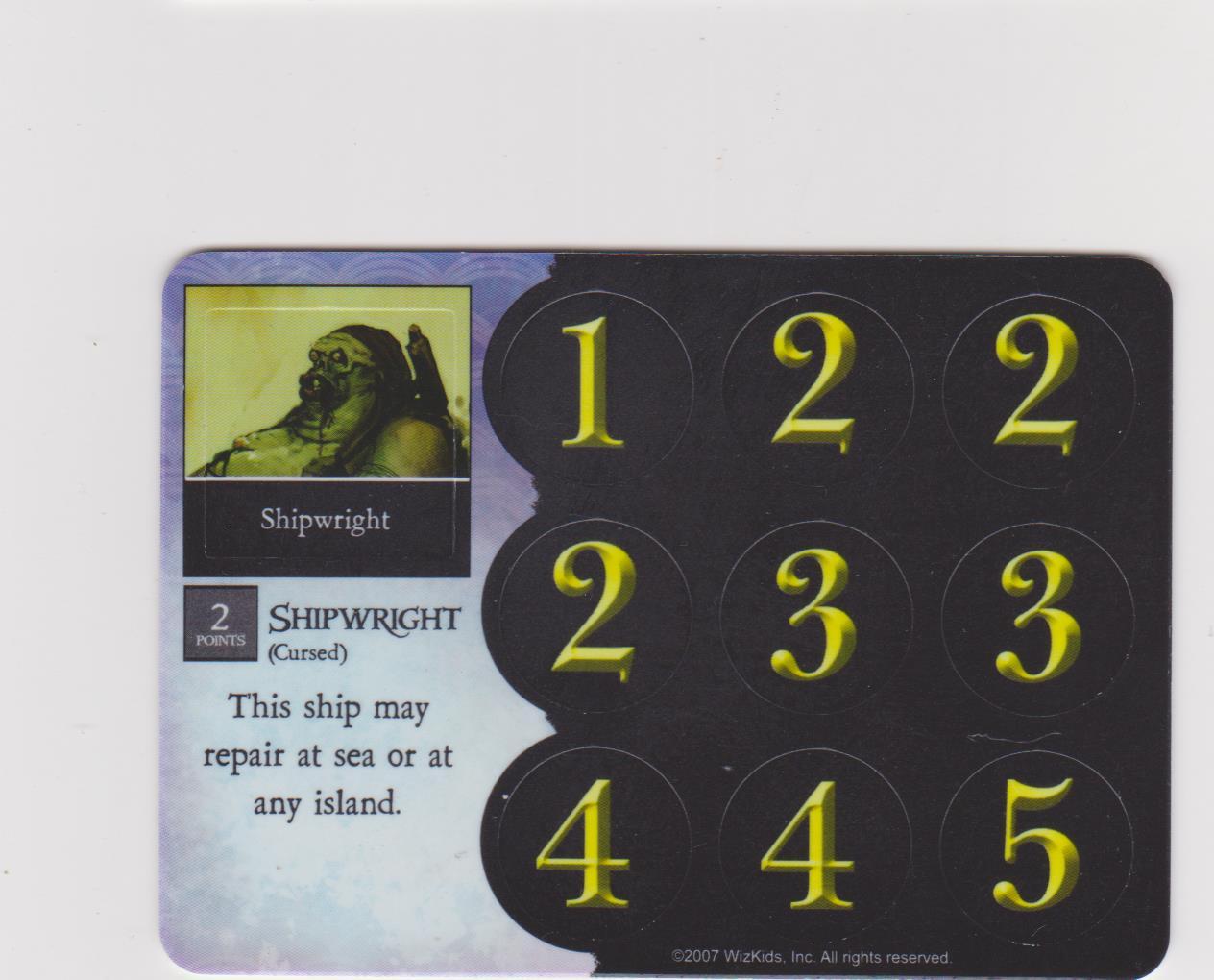 Shipwright , Treasure (1) (Cursed)