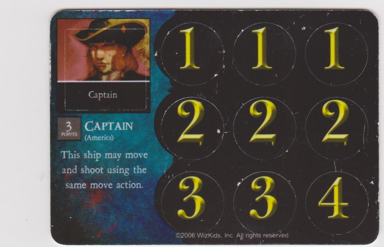 Captain , Treasure (America) (1)