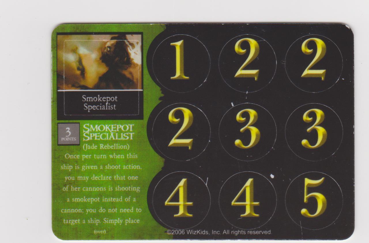 Smokepot Specialist , Treasure (Jade Rebellion) (1)