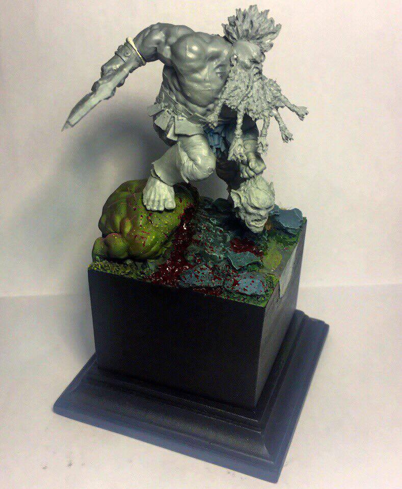 Dead, Diorama, Display, Mamikon, Orcs, Orks, Slayer, Troll, Warhammer Fantasy, Work In Progress