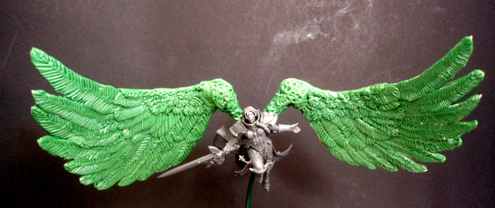 Sculpting, Seraphim, Seraphim Wings, Sisters Of Battle, St Celestine Sculpt, St Celestine Wings