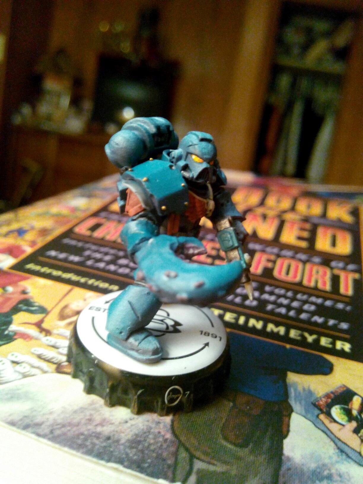 Chaos, Chaos Space Marines, Crab, Lobster, Mutant, Preshading, Space Marines, Warhammer 40,000
