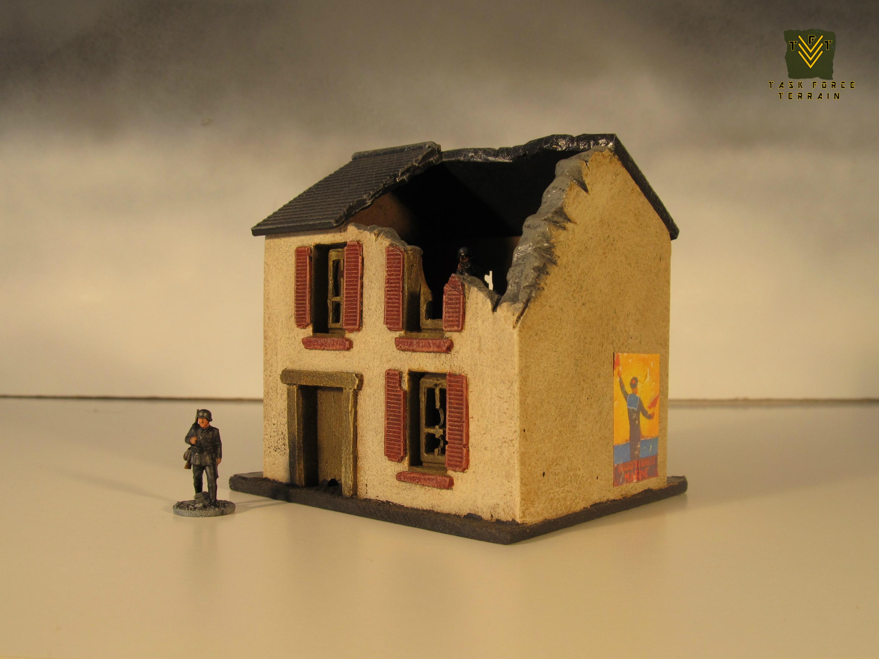 20mm, Buildings, Terrain, Wargames Terrain, World War 2