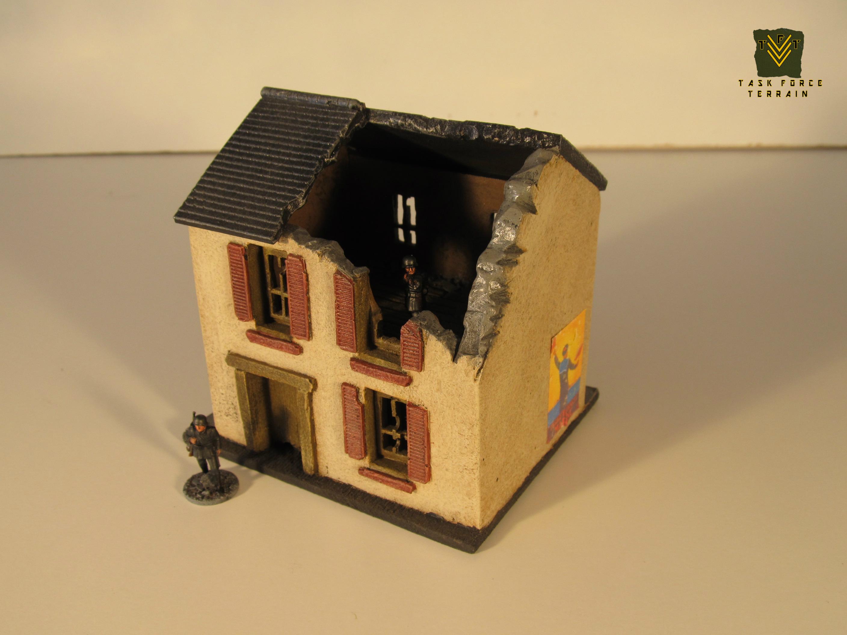 20mm, Buildings, Terrain, Wargames Terrain, World War 2