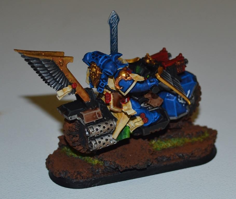 Bike, Dark Angels, Librarian, Raven Wing, Ravenwing