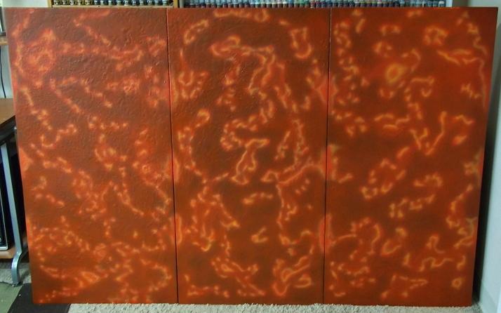Lava, Terrain, Orange Midtone