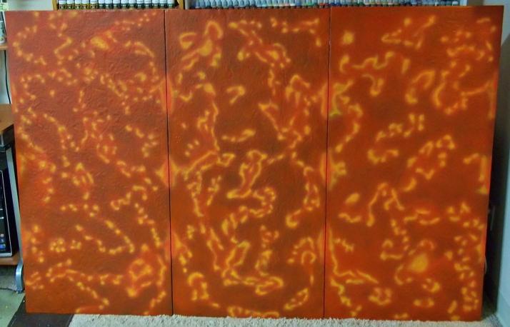 Lava, Terrain, Yellow Highlight