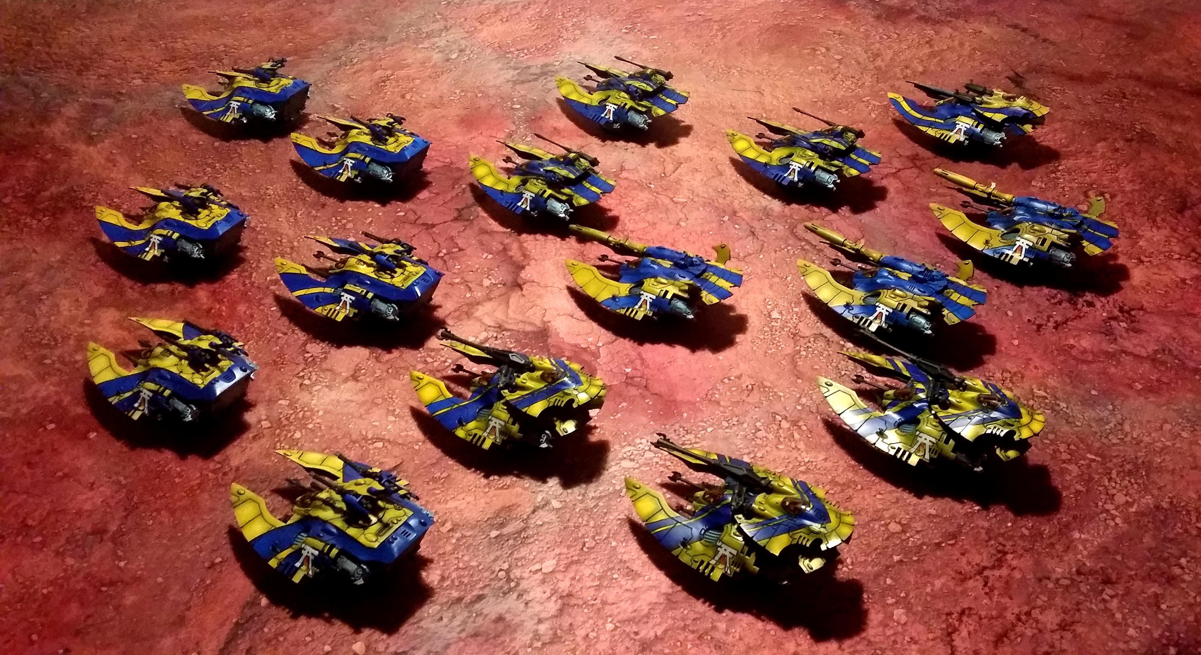 Eldar, Falcon, Fire Prism, Iyanden, Serpent, Warp Hunter, Work In Progress