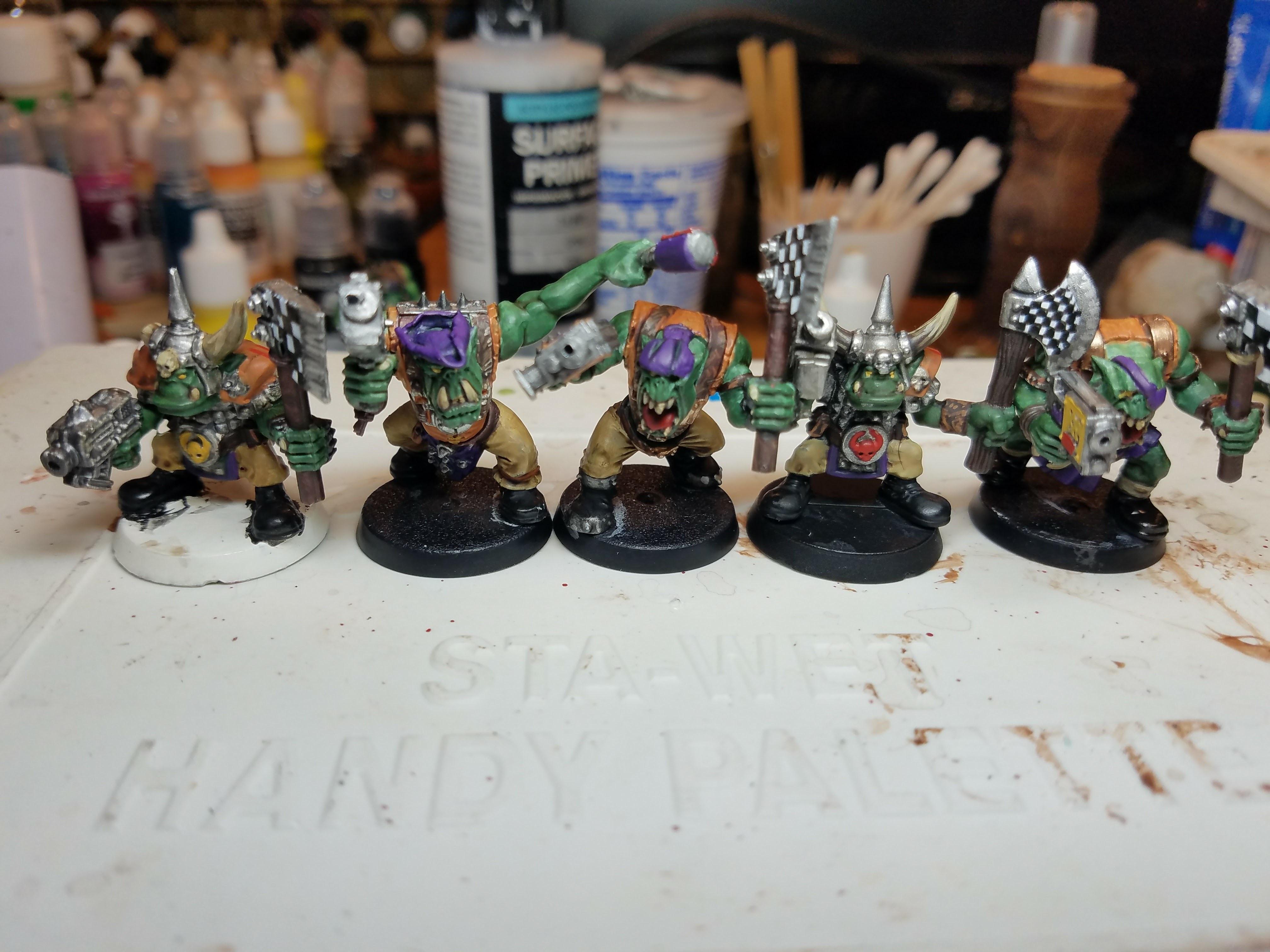Orks, Ork Boyz Lot 2 WIP