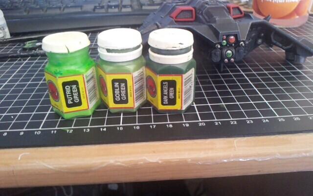 Vintage white cap paints! 