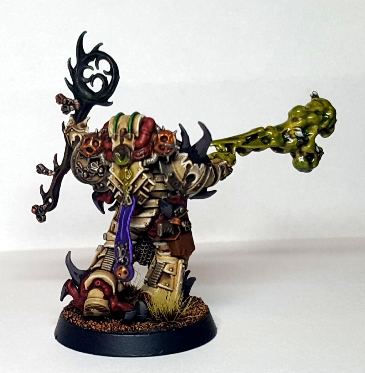 Death Guard, Dg, Malignant Plaguecaster - Back - Malignant Plaguecaster ...