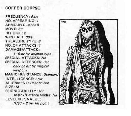 1981, Copyright Tsr, Dungeons And Dragons, Fiend Folio, Monsters
