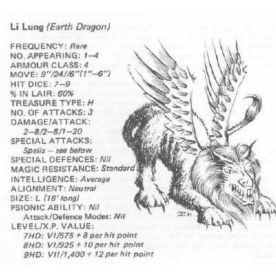 1981, Copyright Tsr, Dungeons And Dragons, Fiend Folio, Monsters