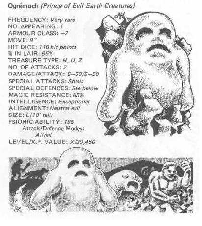 1981, Copyright Tsr, Dungeons And Dragons, Fiend Folio, Monsters