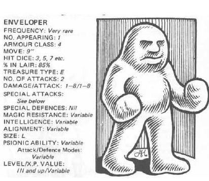 1981, Copyright Tsr, Dungeons And Dragons, Fiend Folio, Monsters