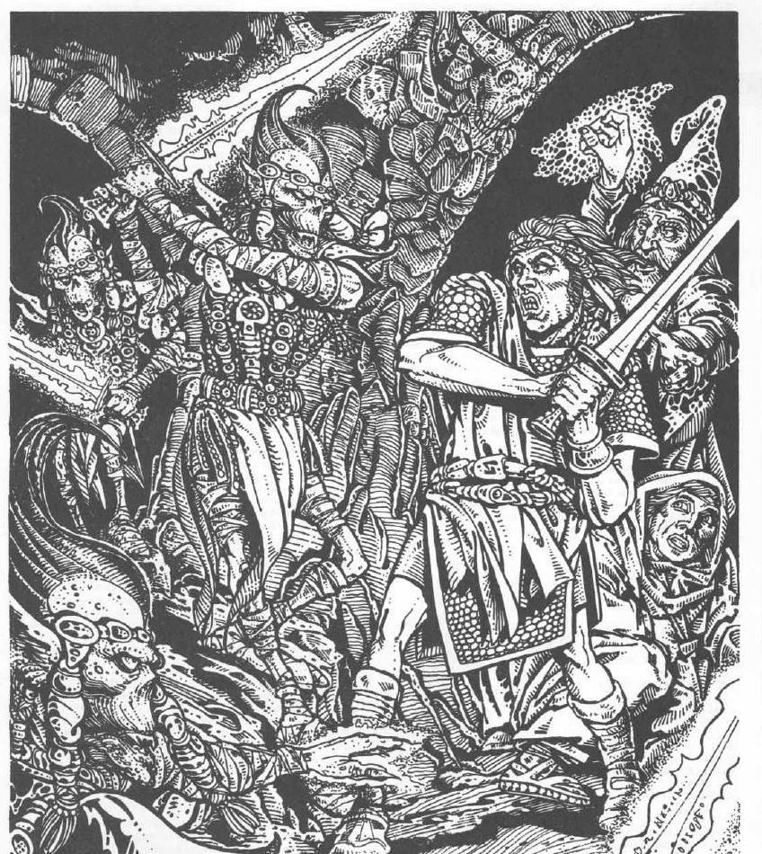 1981, Copyright Tsr, Dungeons And Dragons, Fiend Folio, Monsters