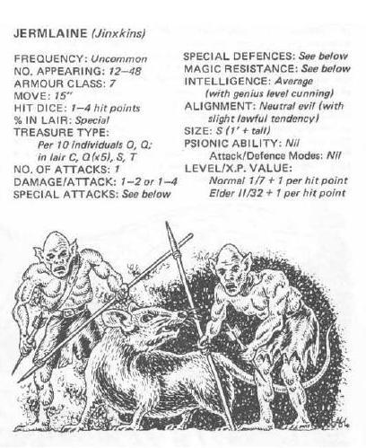 1981, Copyright Tsr, Dungeons And Dragons, Fiend Folio, Monsters