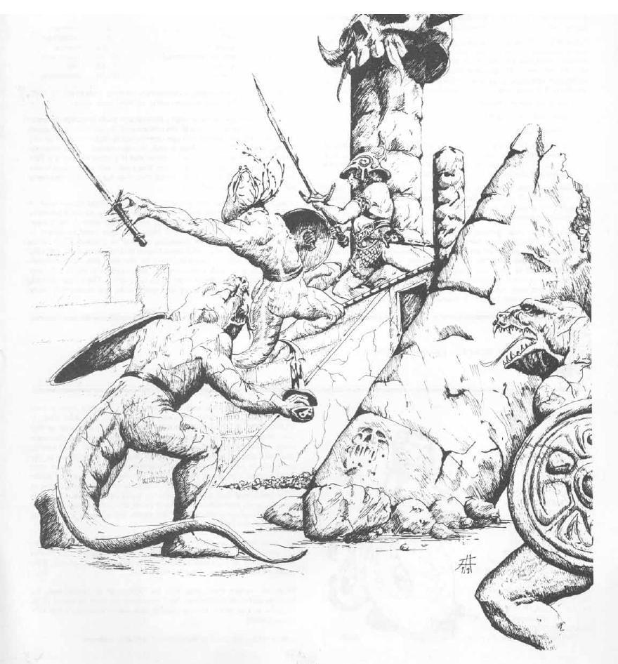 1981, Copyright Tsr, Dungeons And Dragons, Fiend Folio, Monsters