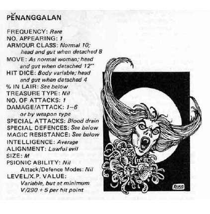 1981, Copyright Tsr, Dungeons And Dragons, Fiend Folio, Monsters