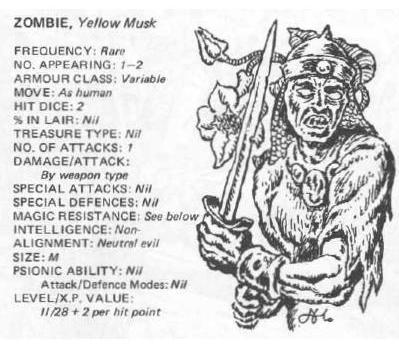 1981, Copyright Tsr, Dungeons And Dragons, Fiend Folio, Monsters