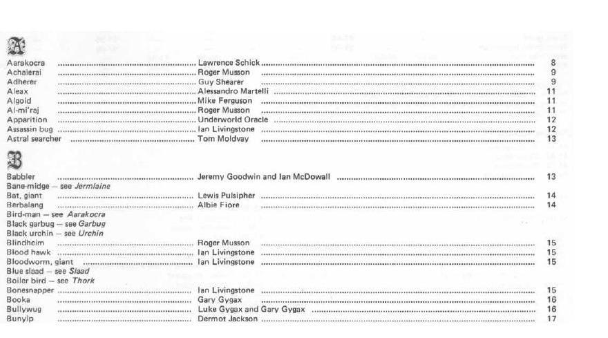 1981, Copyright Tsr, Dungeons And Dragons, Fiend Folio, Monsters
