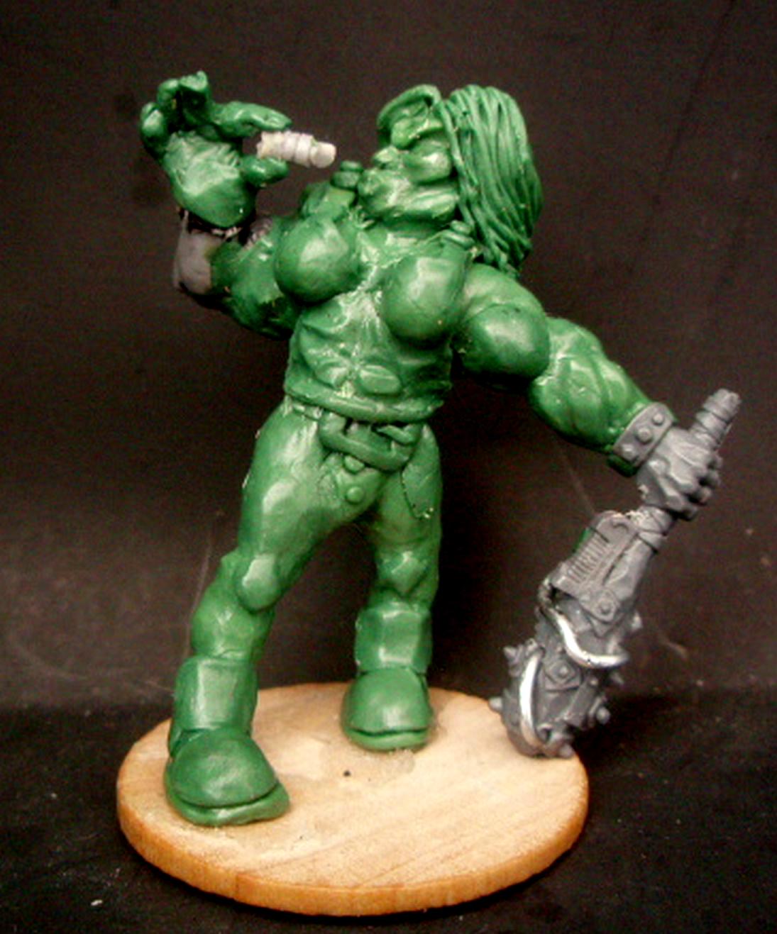 Astra Militarum, Bullgryn, Bullgryn Sculpt, Bullgryn Sgt, Ogryns, Sculpting