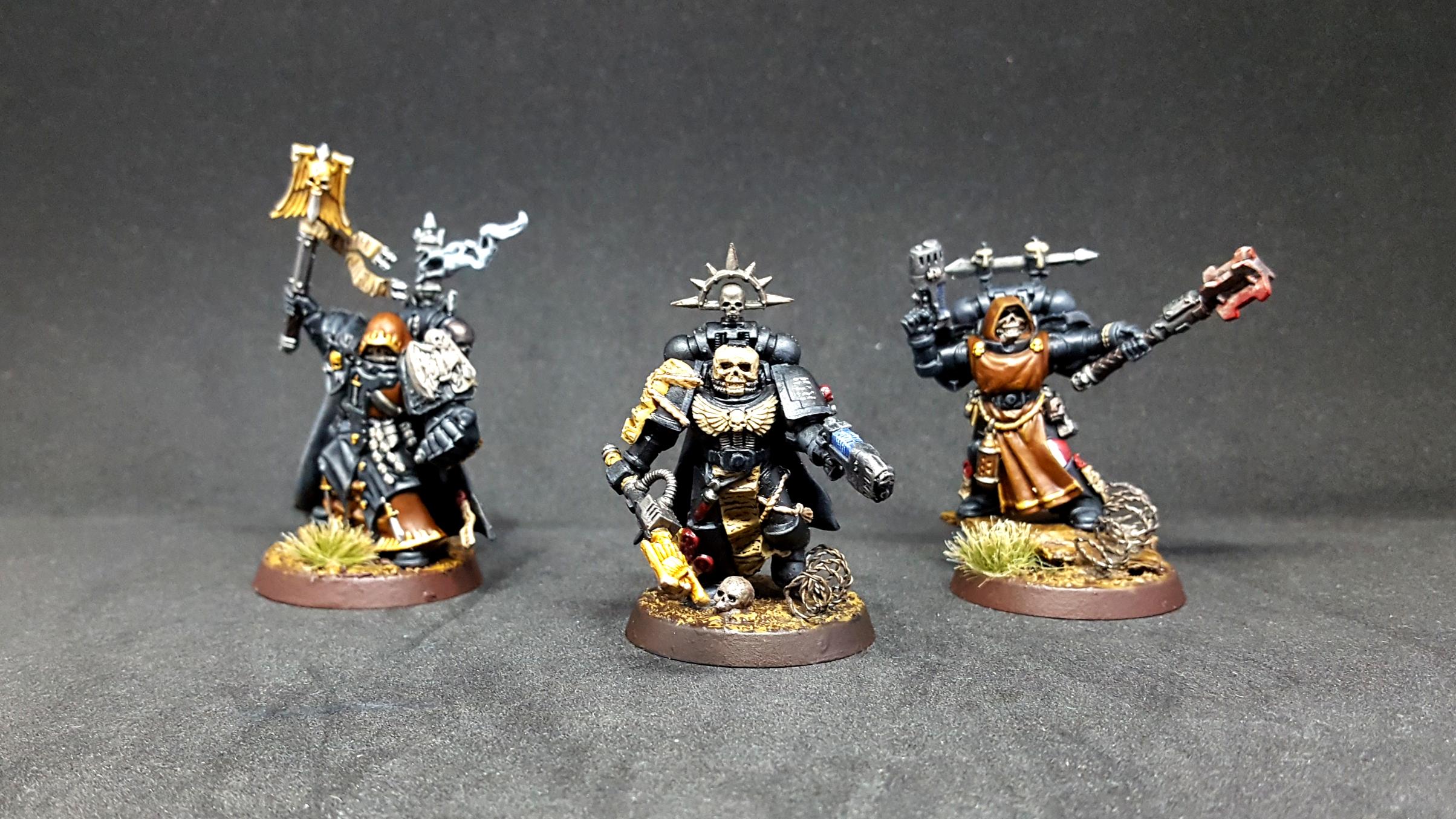 Black Templars, Chaplain, Conversion, Dark Angels, Space Marines
