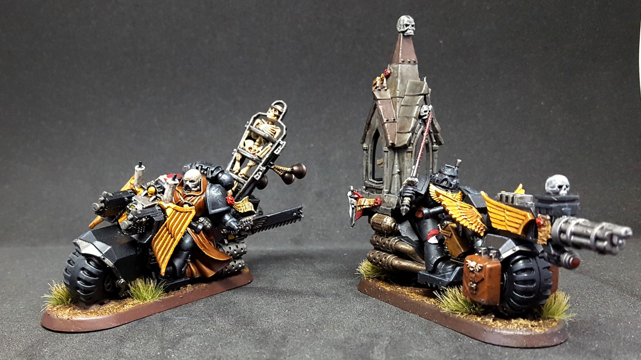 Bike, Black Templars, Conversion, Dark Angels, Space Marines