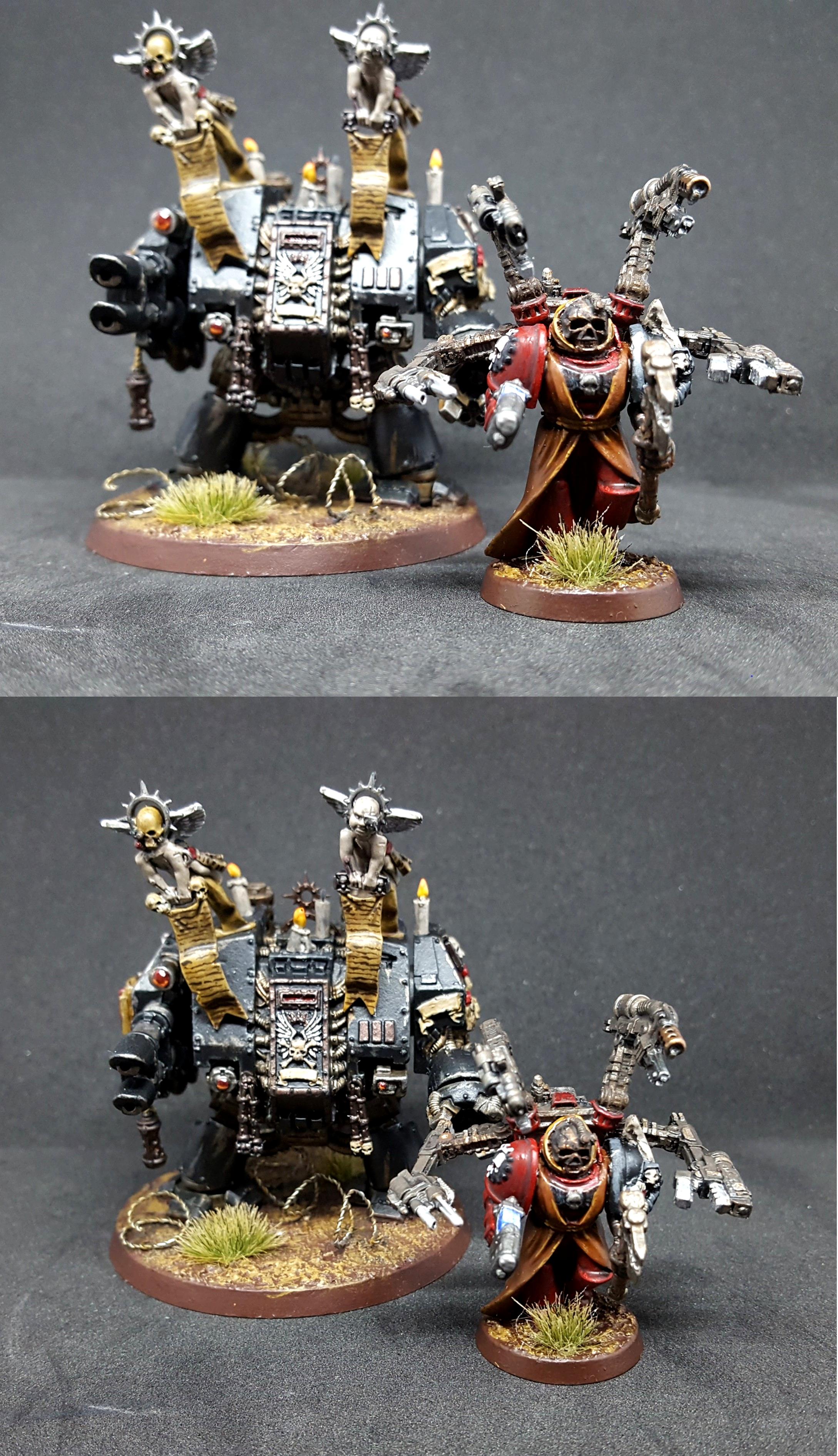 Black Templars, Conversion, Dark Angels, Dreadnought, Space Marines, Techmarine