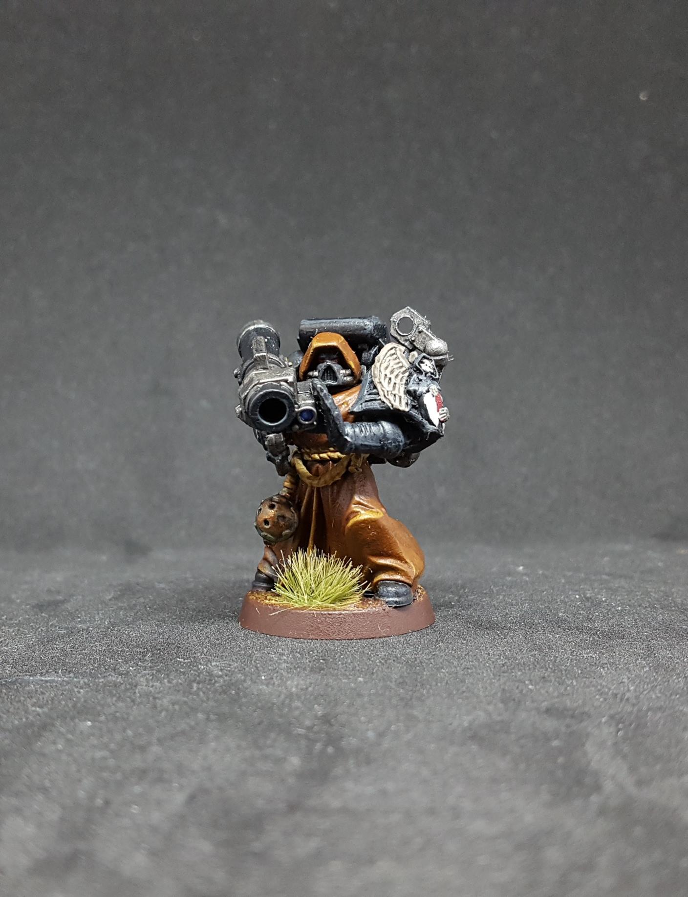 Black Templars, Conversion, Dark Angels, Devestator, Rocket Launcher, Space Marines
