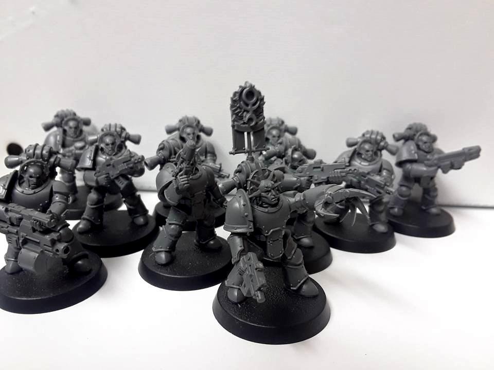 Chaos, Children, Daemons, Emperor's, Slaanesh, Space, Space Marines, Warband