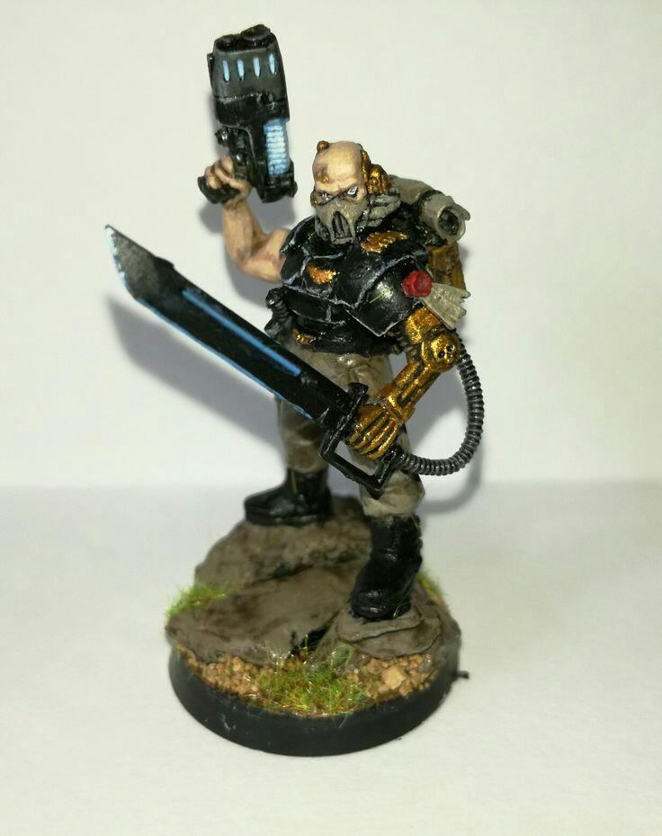 Astra Militarum, Conversion, Imperial Guard, Kitbash, Sergeant