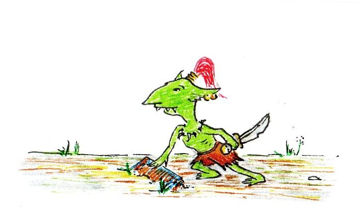 Artwork, Cartoon, Comedy, Comic, Drawing, Fiction, Graphic, Grots, Humour, Illustration, Ink, Ink., Orks, Sketch, Warhammer 40,000