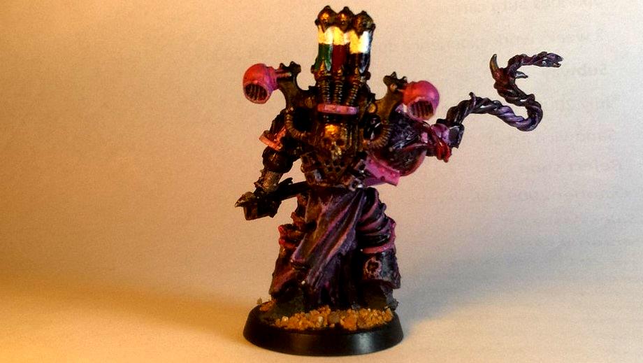 Chaos Space Marines, Conversion, Emperor's Children, Kitbash, Lucius The Eternal, Slaanesh, Sorcerer, Sorcerer On Bike, Warhammer 40,000, Work In Progress