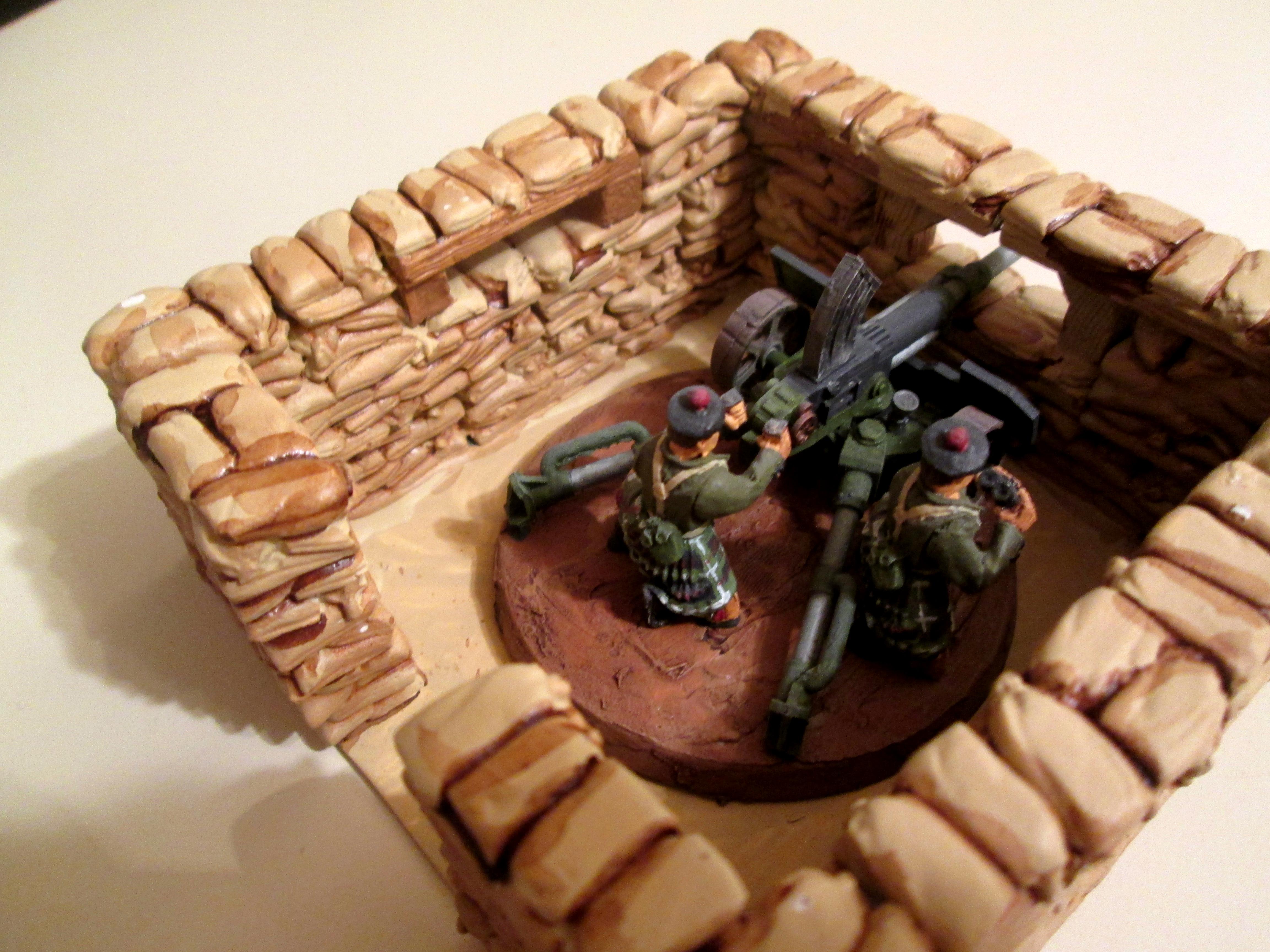 Bunker, Hirst Arts, Imperial Guard, Kromlech, Sandbags