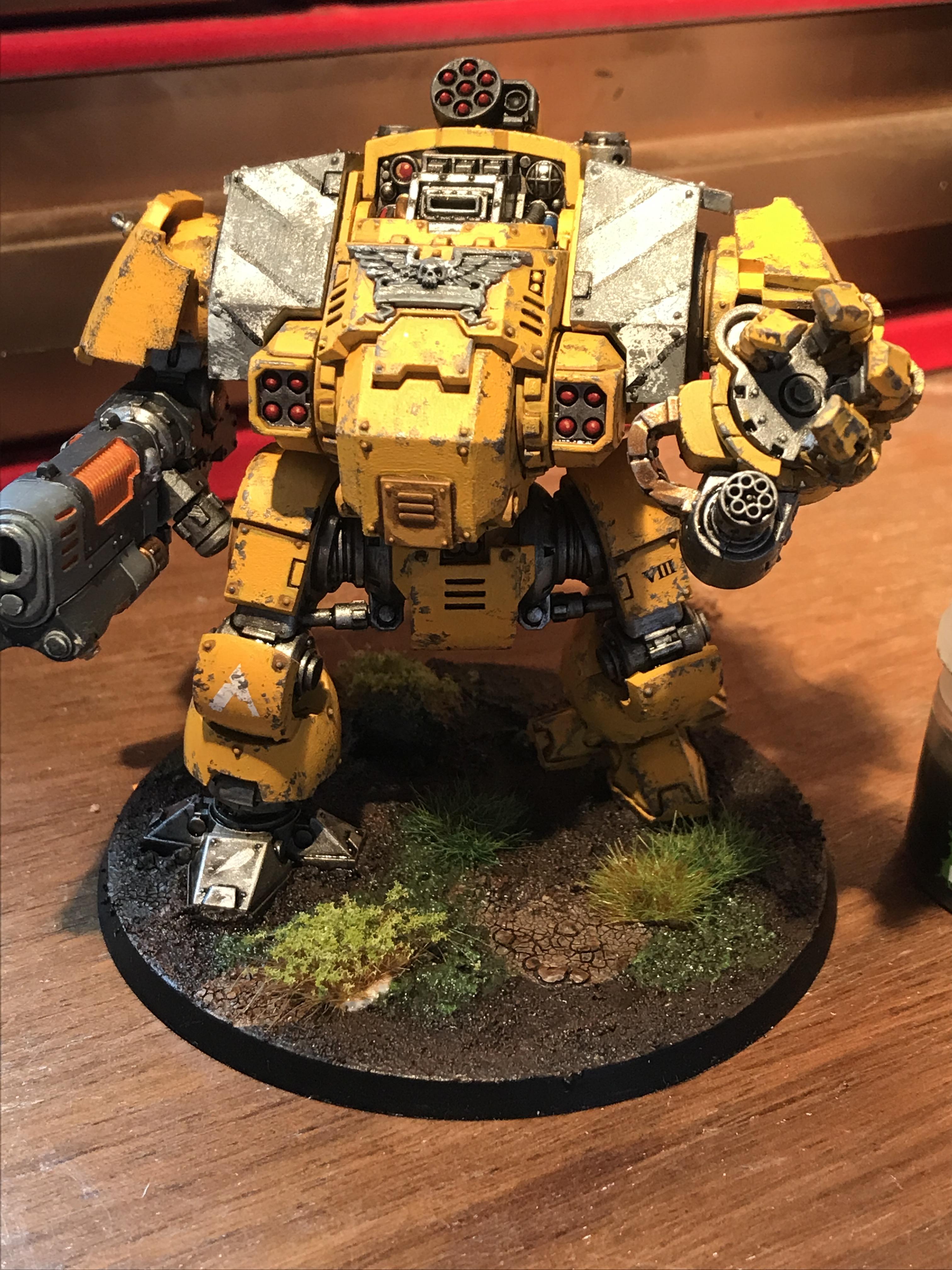 Construction, Dreadnought, Primaris, Space, Space Marines, Weathered