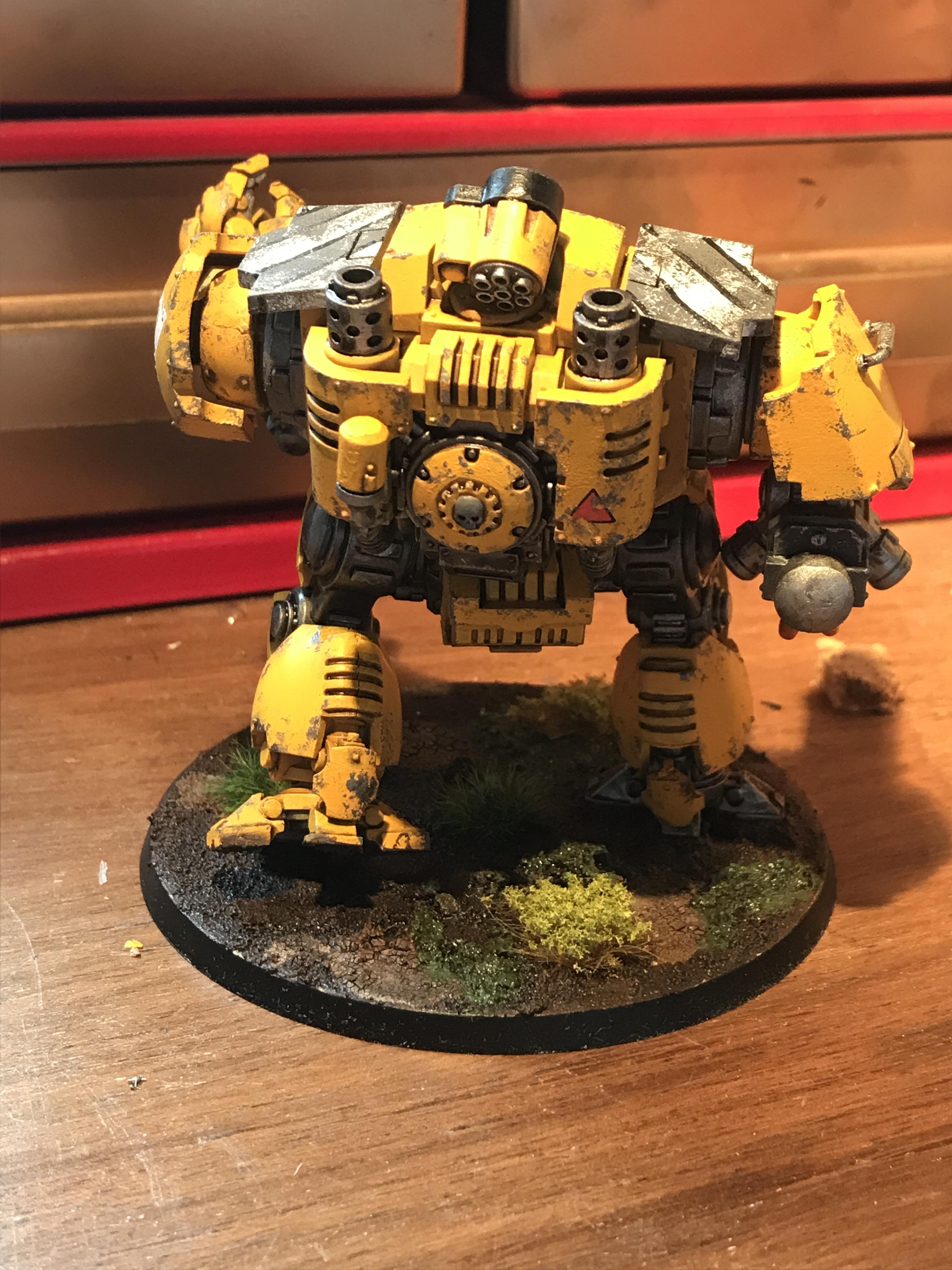 Construction, Dreadnought, Primaris, Space, Space Marines, Weathered