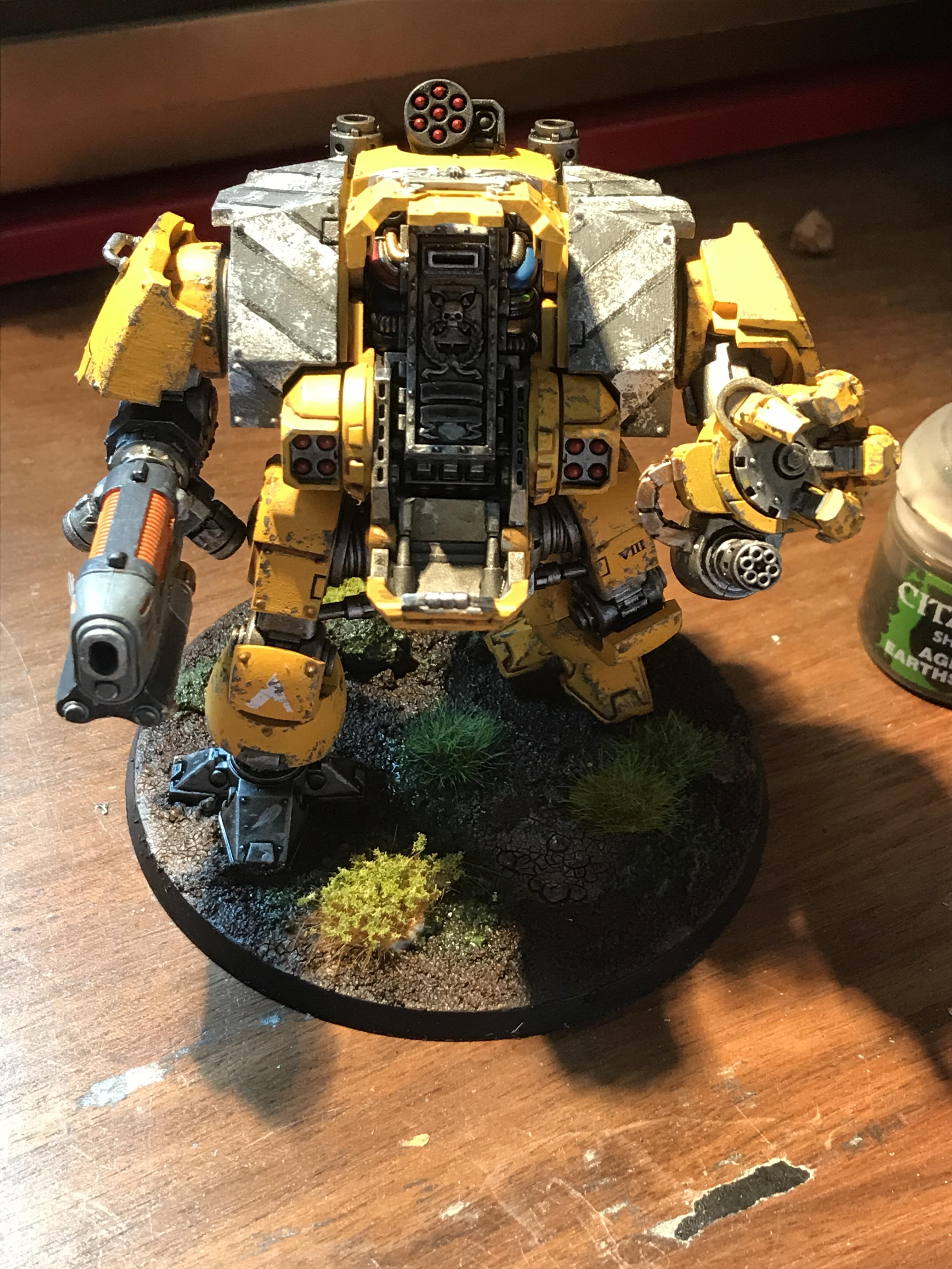 Construction, Dreadnought, Primaris, Space, Space Marines, Weathered