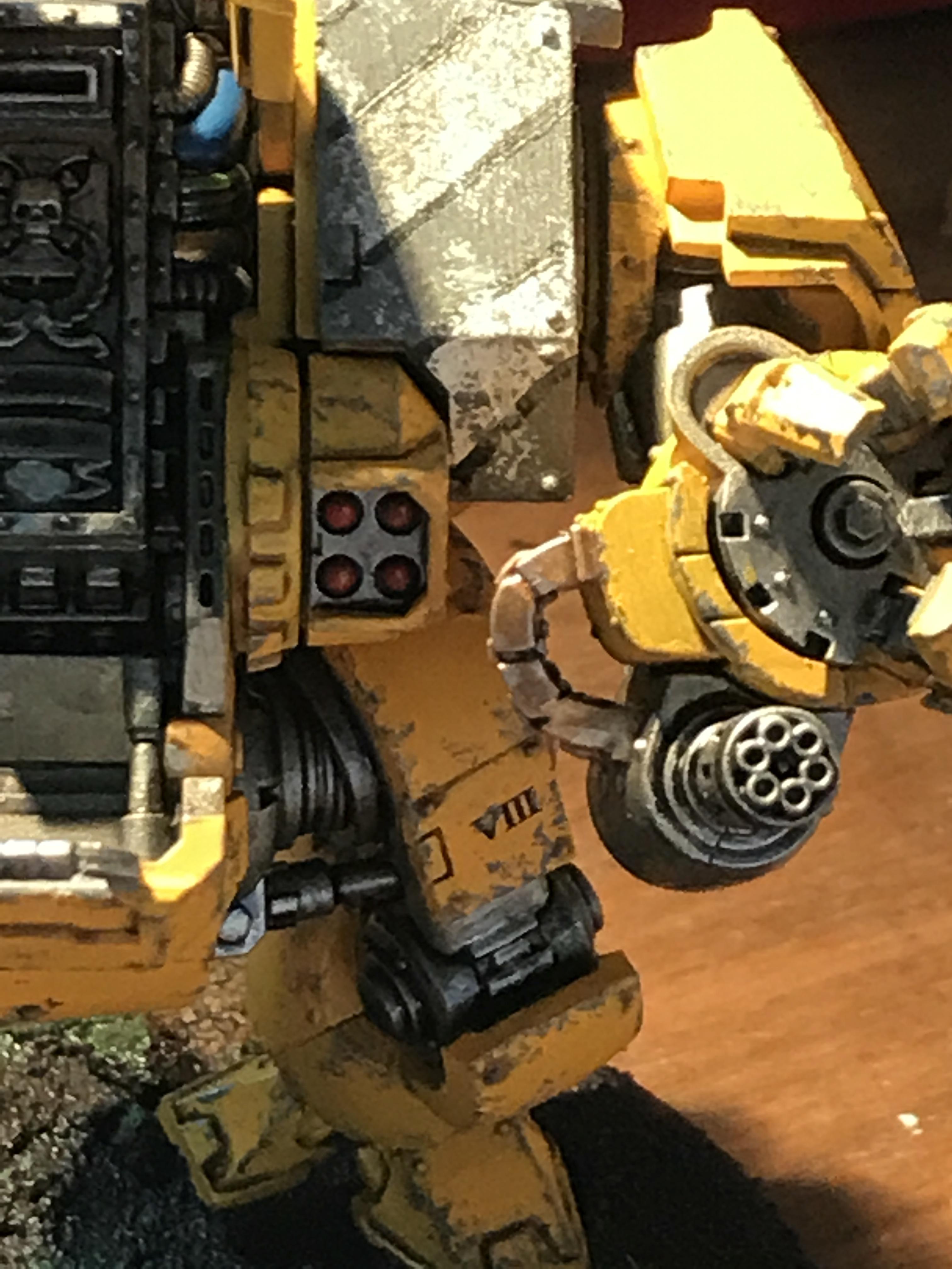 Construction, Dreadnought, Primaris, Space, Space Marines, Weathered