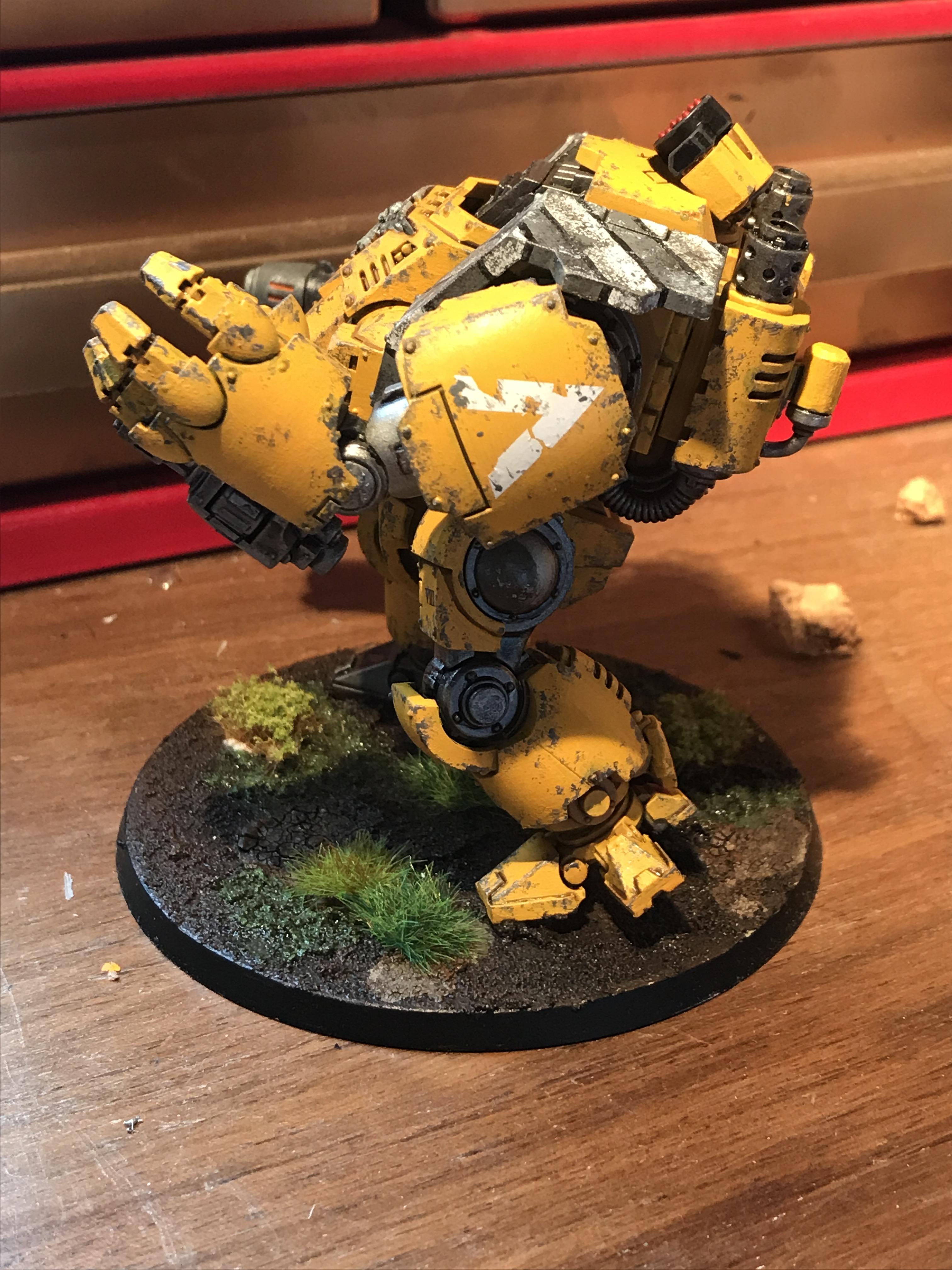 Construction, Dreadnought, Primaris, Space, Space Marines, Weathered