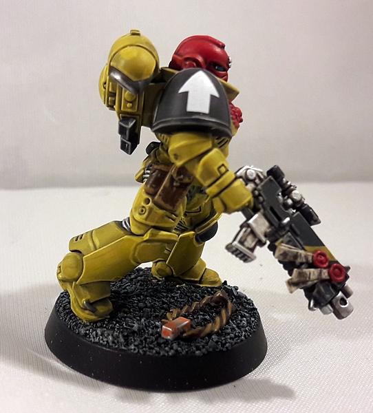 Imperial Fists, Intercessors, Primaris, Space Marines, Urban, Yellow