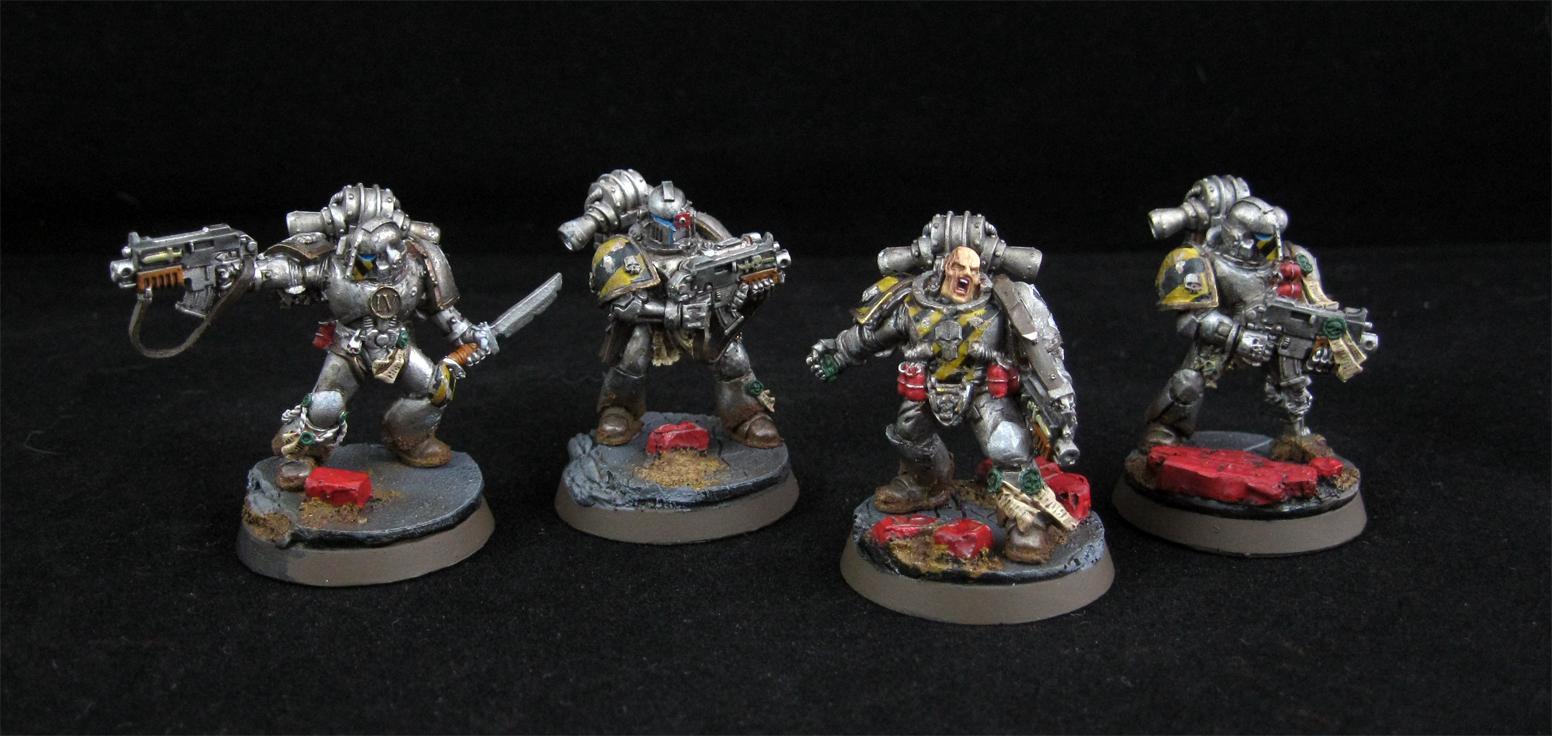 Conversion, Horus Heresy, Iron Warriors, Space Marines, Tyrannic Veterans, Ultramarines, Veteran