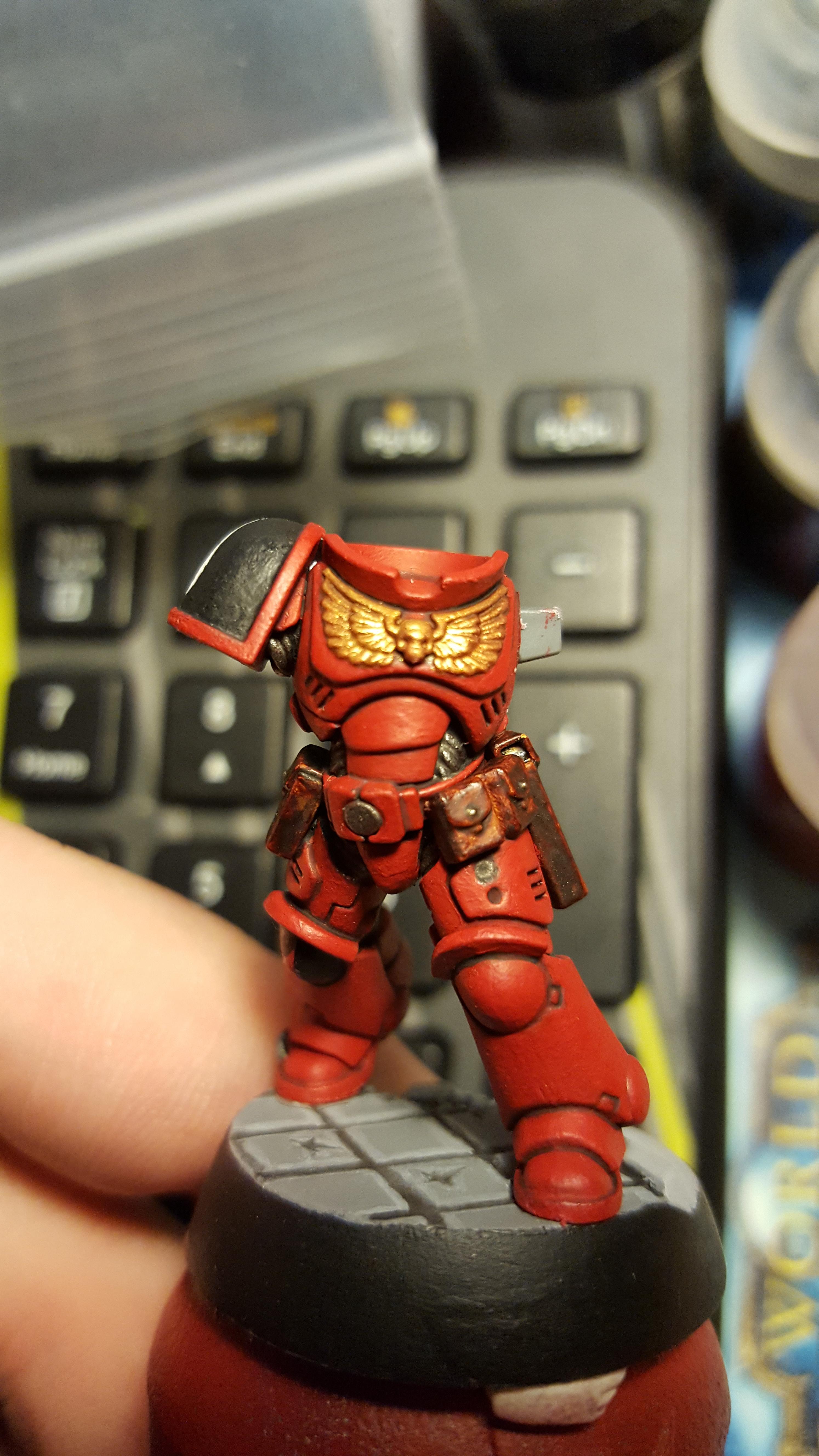 Red, Space Marines, Work In Progress