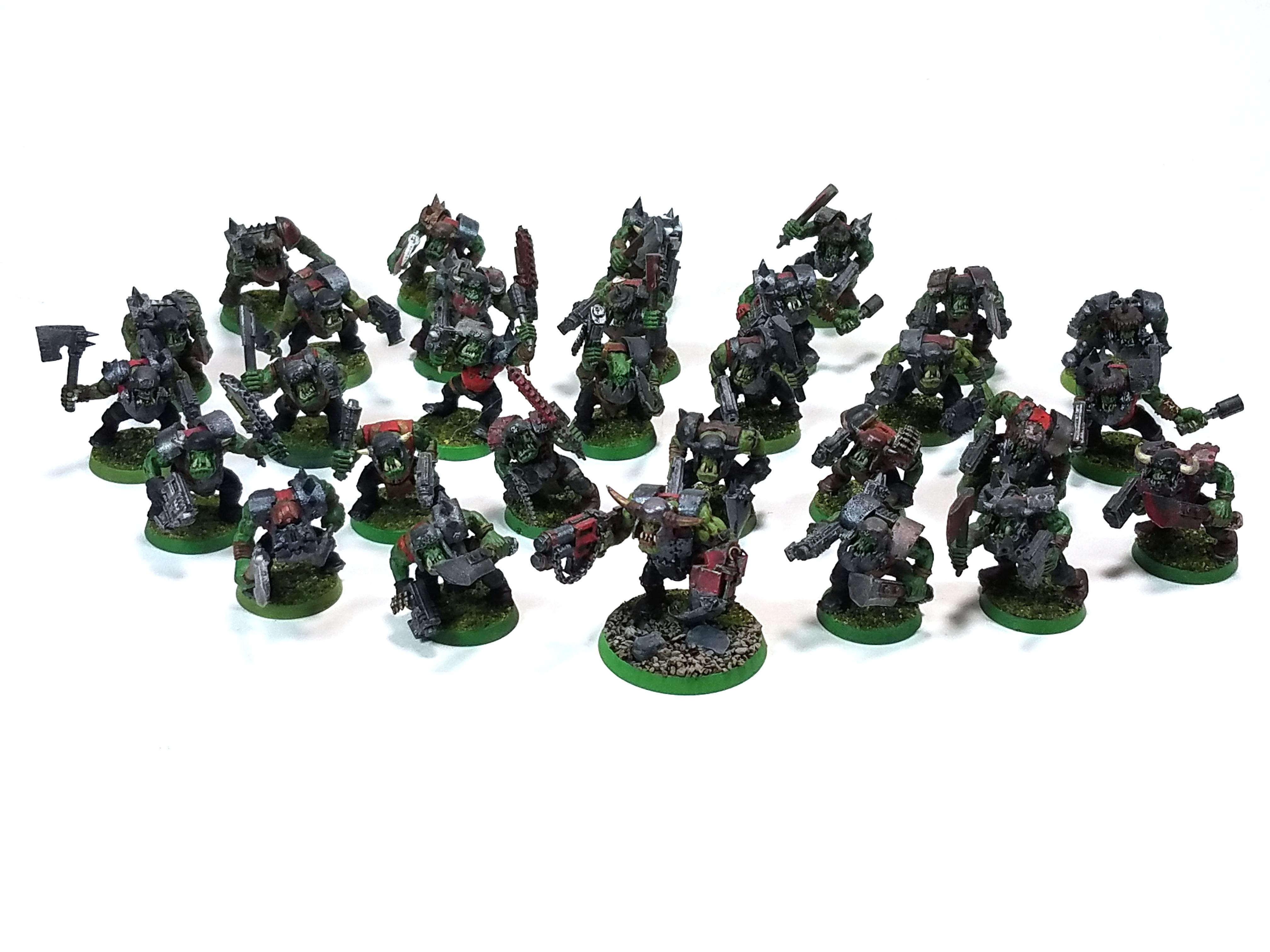 30 Boyz, Ard Boyz, Full Unit, Nob, Power Klaw, Slugga