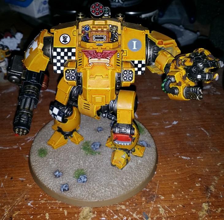 Dreadnought, Imperial Fists, Redemptor, Redemptor Dreadnought, Space Marines, Warhammer 40,000