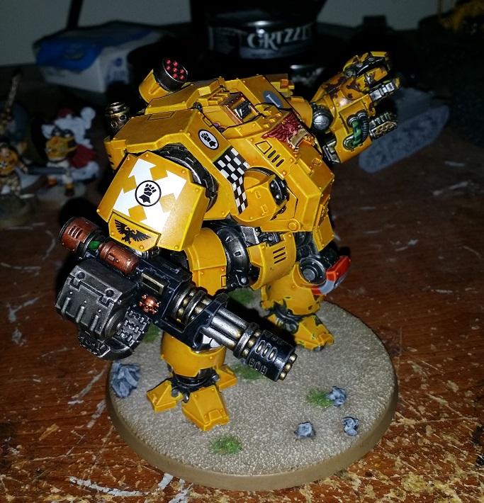 Dreadnought, Imperial Fists, Redemptor, Redemptor Dreadnought, Space Marines, Warhammer 40,000