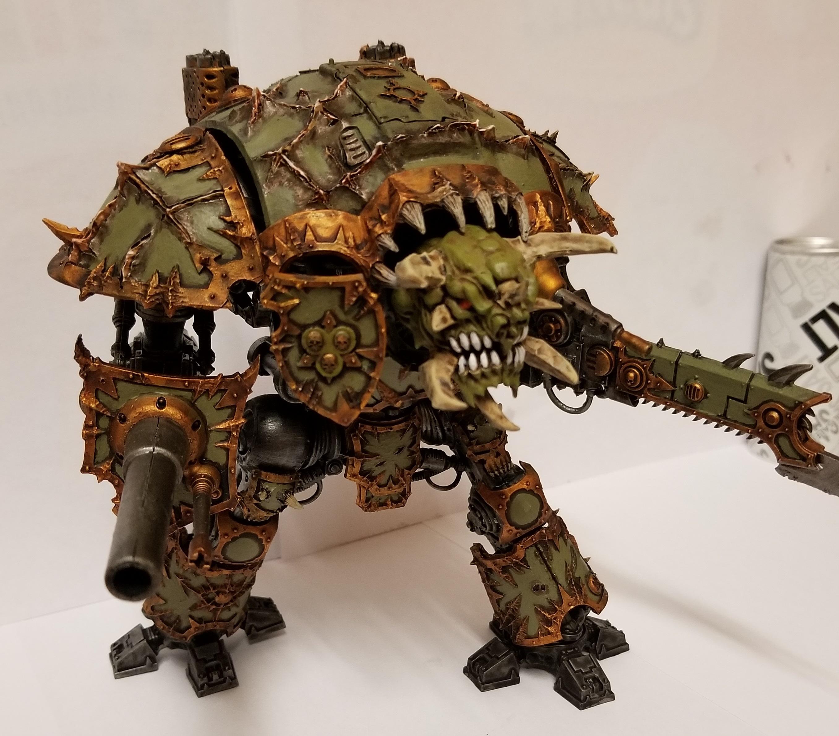Death Guard Knight possessed by demon of Nurgle