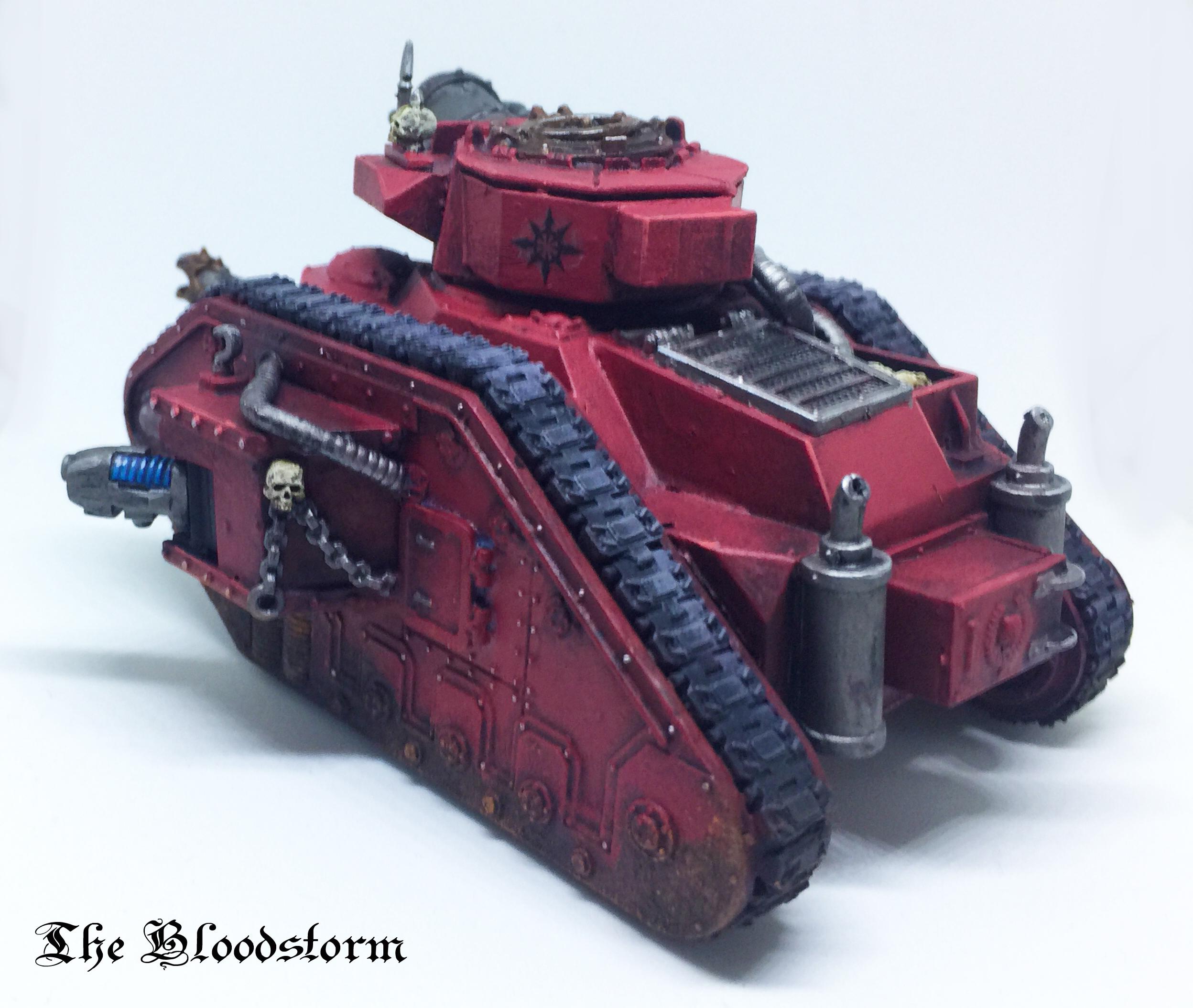 Chaos, Cultists, Khorne, Leman Russ, Renegades, Tank, Warhammer 40,000