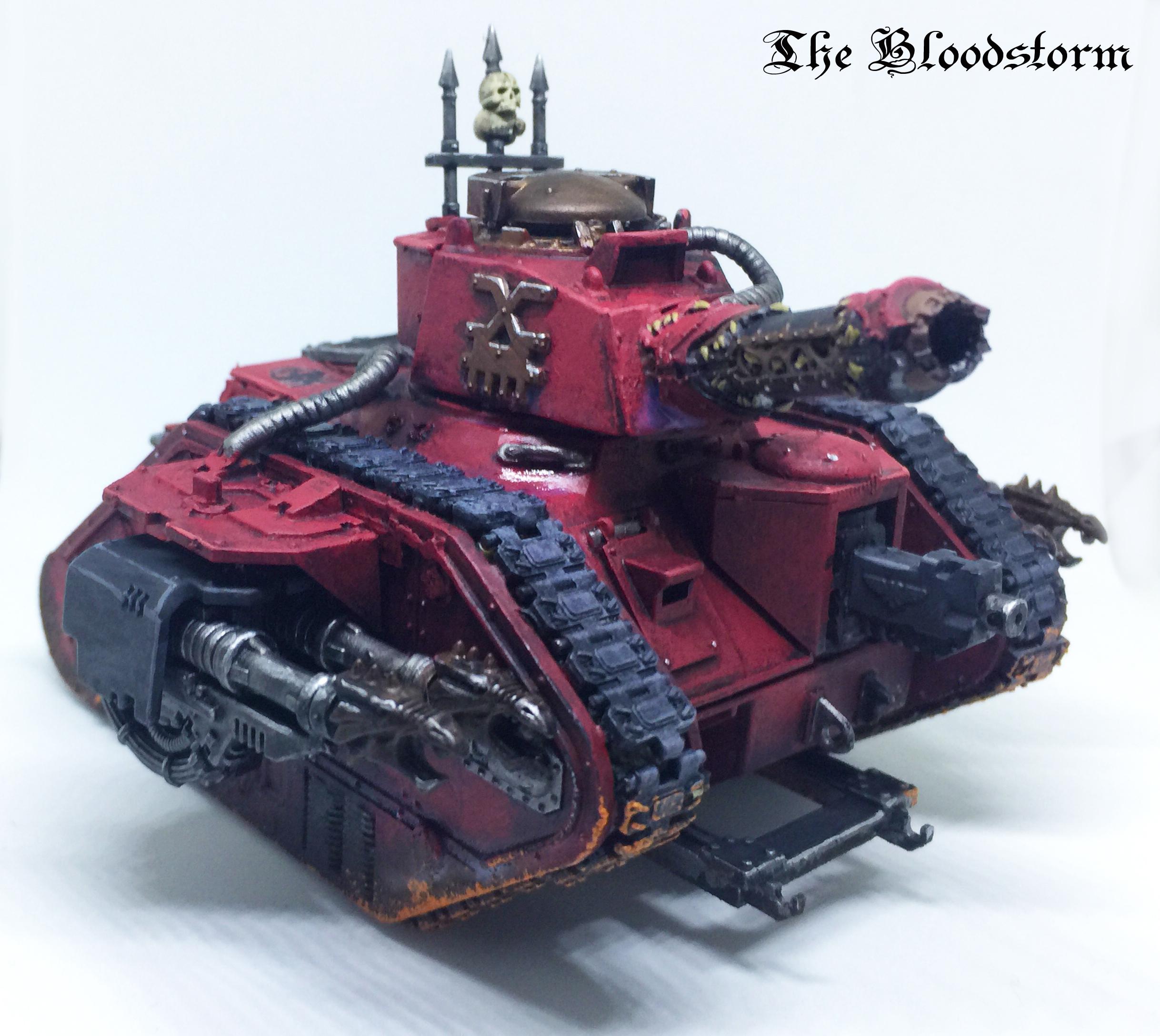 Chaos, Khorne, Leman Russ Exterminator, Renegades, Tank, Warhammer 40,000